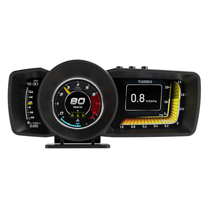 HUD дисплей автомобильный OBD2 с GPS и спидометром