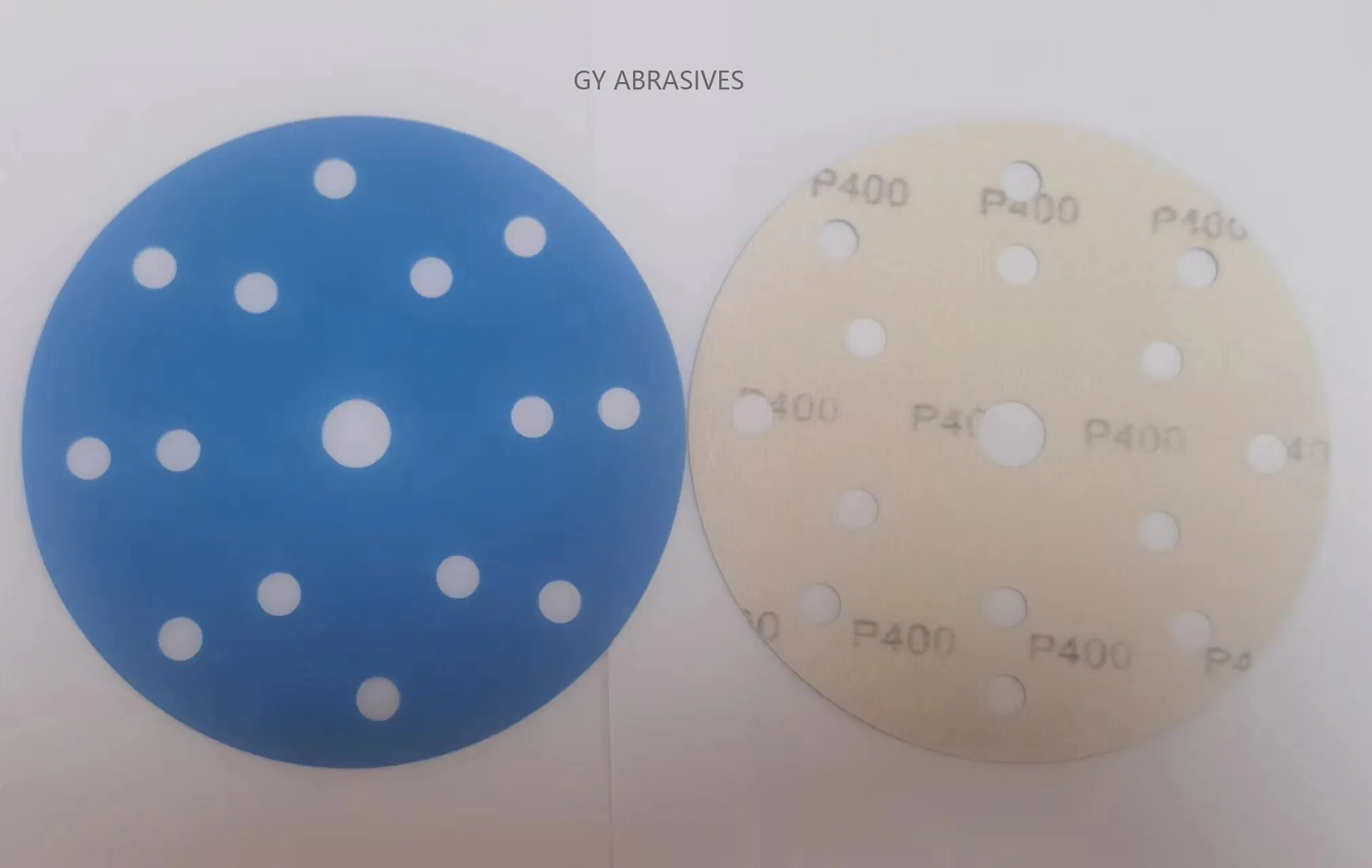 P180 Blue Ceramic Sandpaper Disc-150mm Sanding Disc for Auto Refinishing