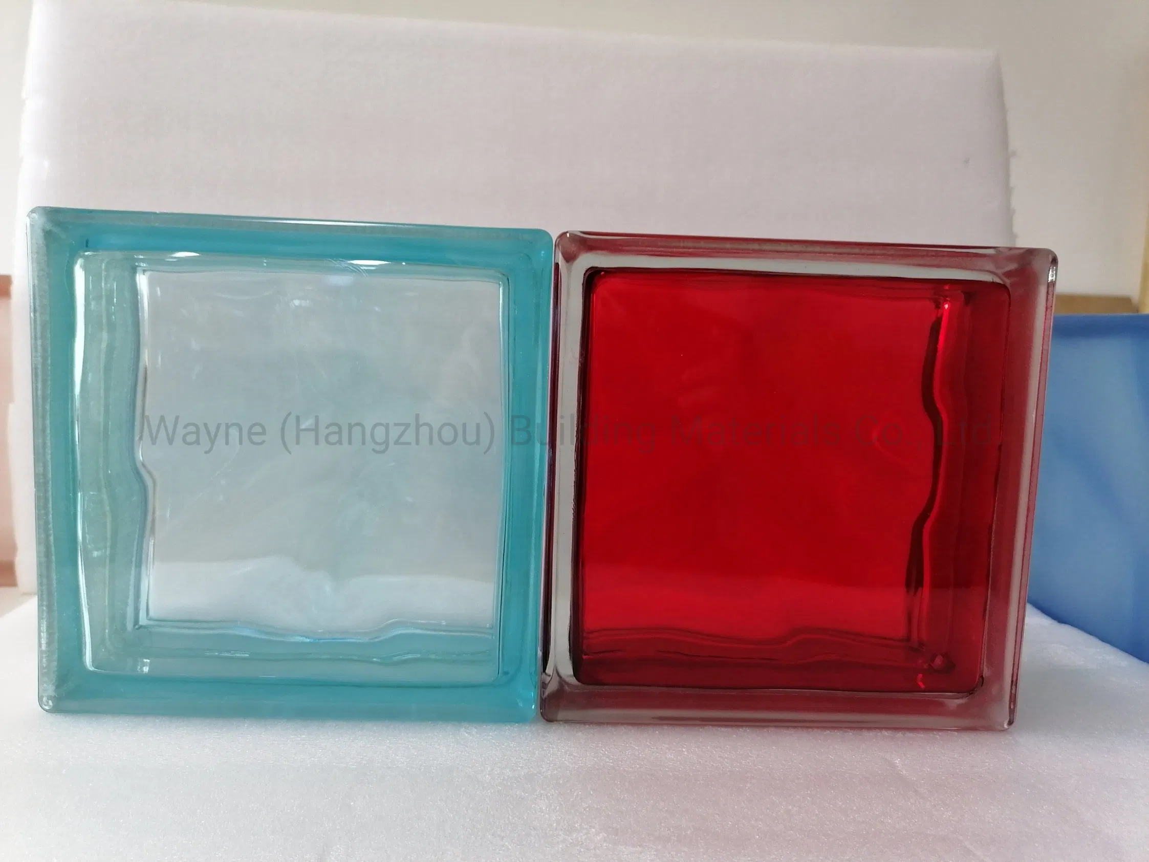 Decorative Glass Block for Glass Partition Wall with Customized Design and Color