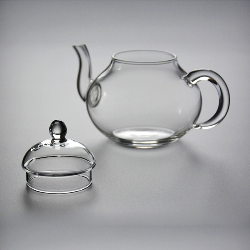 Glass Teapot Set with Infuser Borosilicate Glass Clear Teapot Tea Set Warmer Infuser Double Wall Cups Glass Teapot Sets