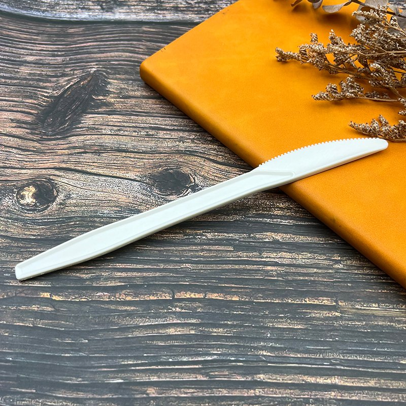 100% Renewable Eco Friendly Cornstarch Sustainable Cutlery Knife Biodegradable Fork Spoon