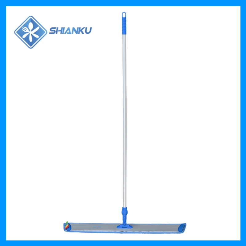 Shianku Aluminum Flat Dust Mop Cleaning Floor with Long Handle Cleaning Mop