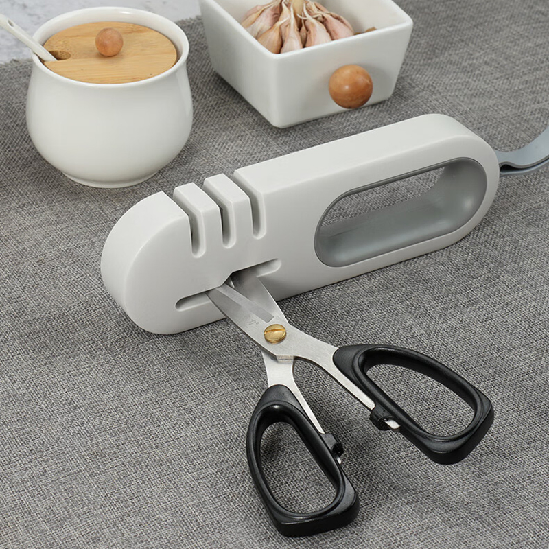 Ds-2586 Hot Sale Sharp Knife Stone Sharpening Tool Kitchen Gadget Stainless Steel Knife Sharpener Portable Manual Grinding Knife Tool