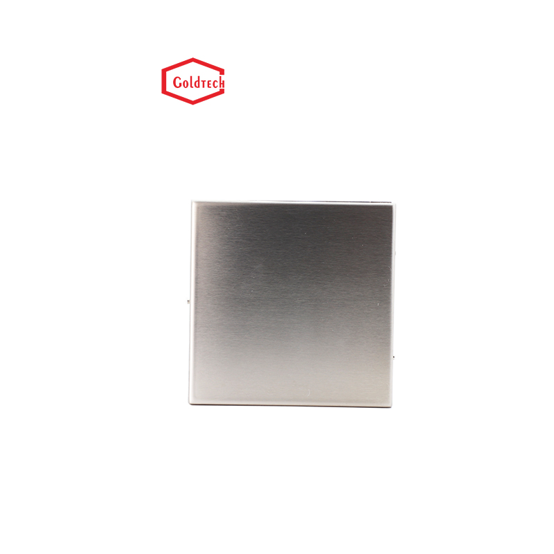 Satin and Brushed Square Connector Patch Fitting