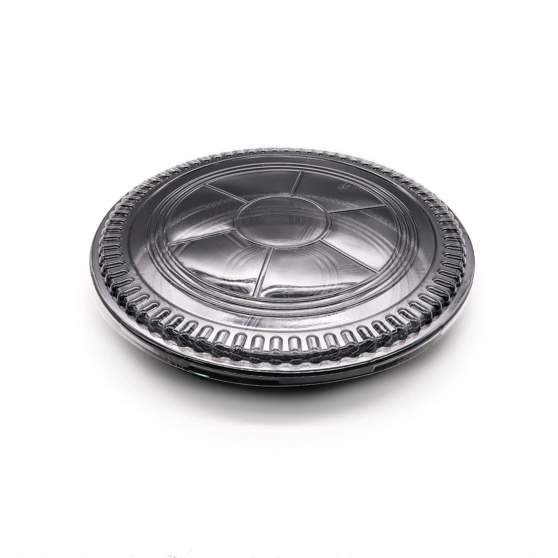 Japanese Round Disposable Microwave Food Container Clear Lid Stackable Plastic Takeaway Packaging Food Rectangular Pattern