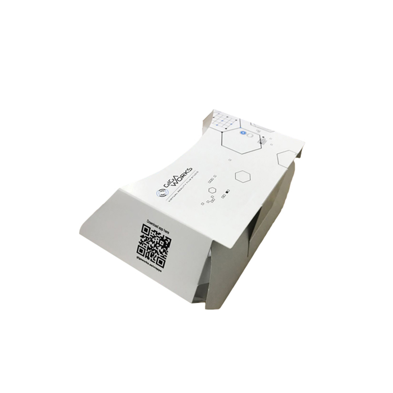 Custom Printed Vr Glasses Virtual Reality 3D Paper Glasses for Movie Blue Film Logo Custom Factory Supplier