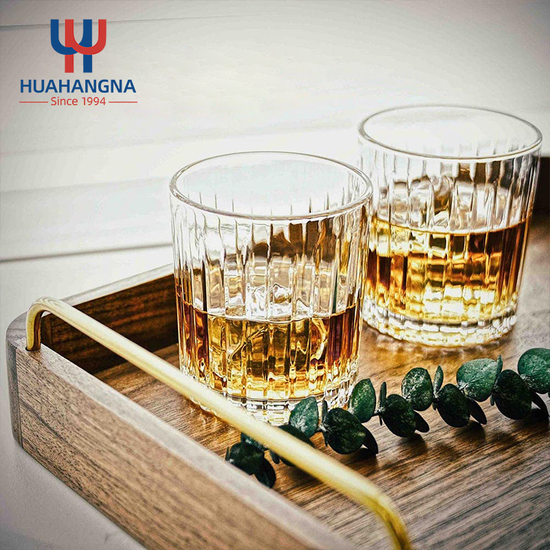 Decompression Old Fashioned Spinning Glass Tumbler Rotatable Whisky Glasses Crystal Whiskey Glasses