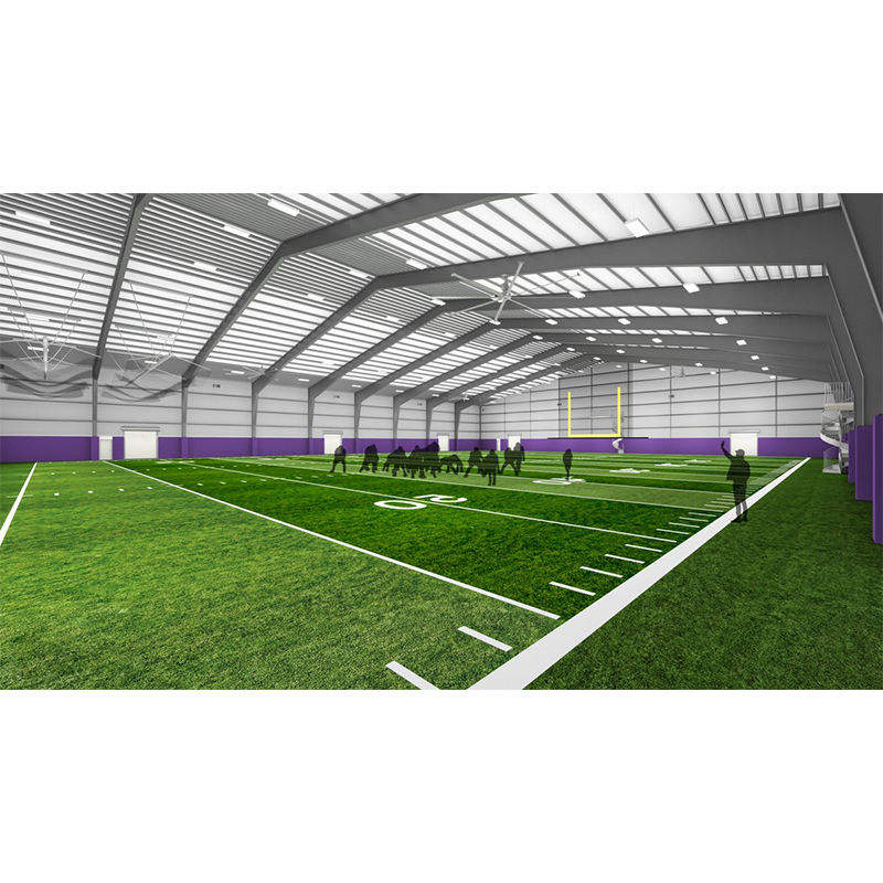 Light Weight Prefabricated Steel Structure Football Stadium Building