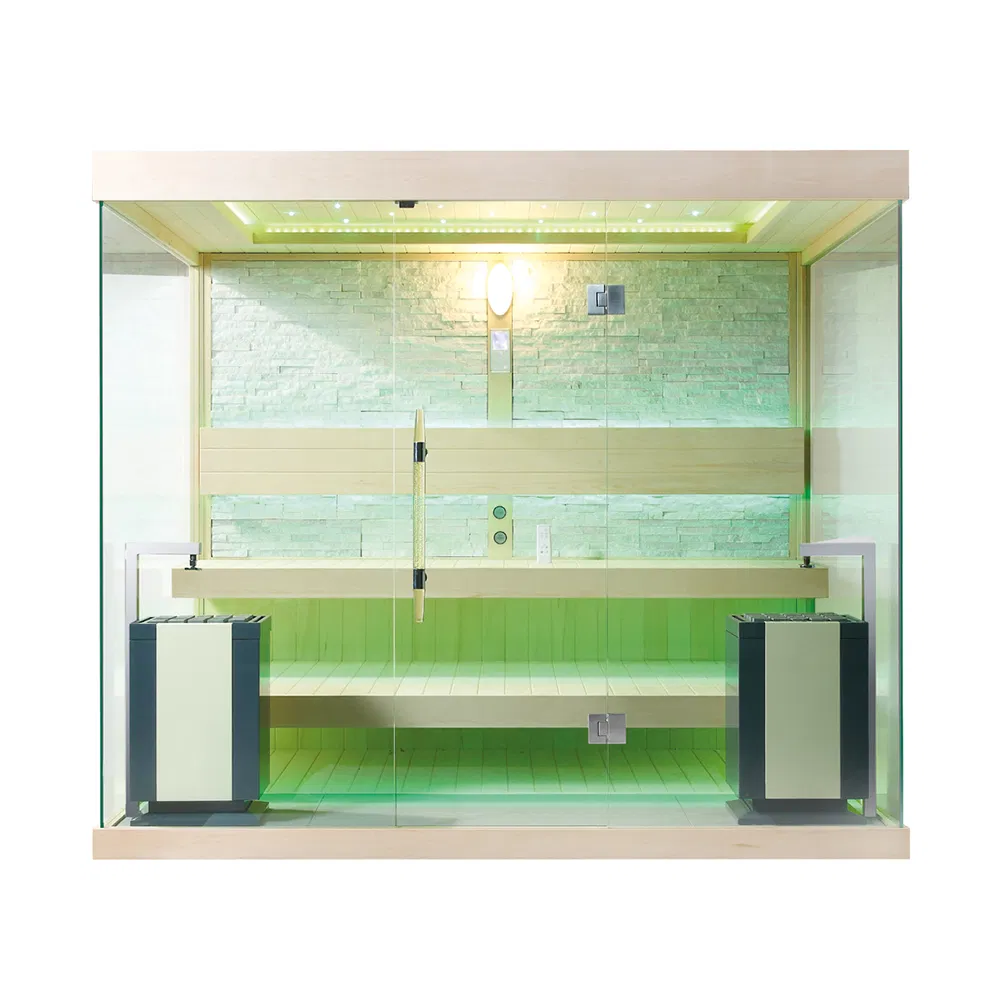 Сухая сауна из кедра на 2 человек с панелью управления