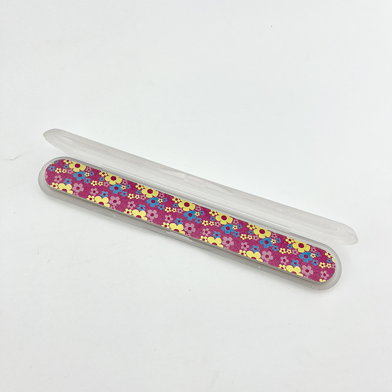 Customized Double Sided Designed Manicure Nail Care Tool Pattern EVA Nail File for Women
