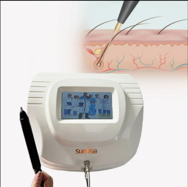 Aplus Electrolysis Permanent Hair Removal for White Hair Beauty Salon Clinic Machine