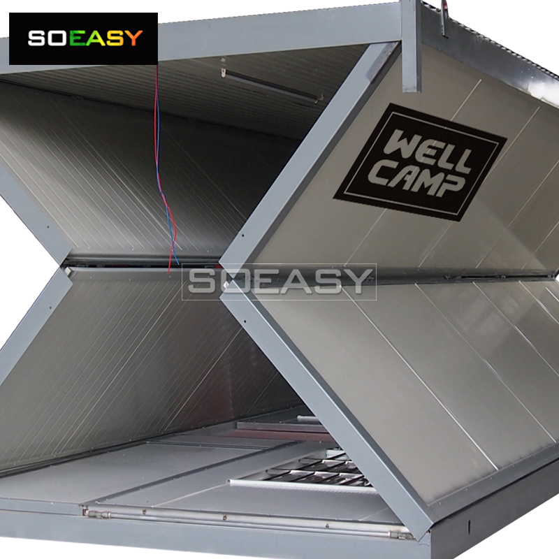 Hot Sale Fast Install Modular Prefab Movable Folding Container House on Sale