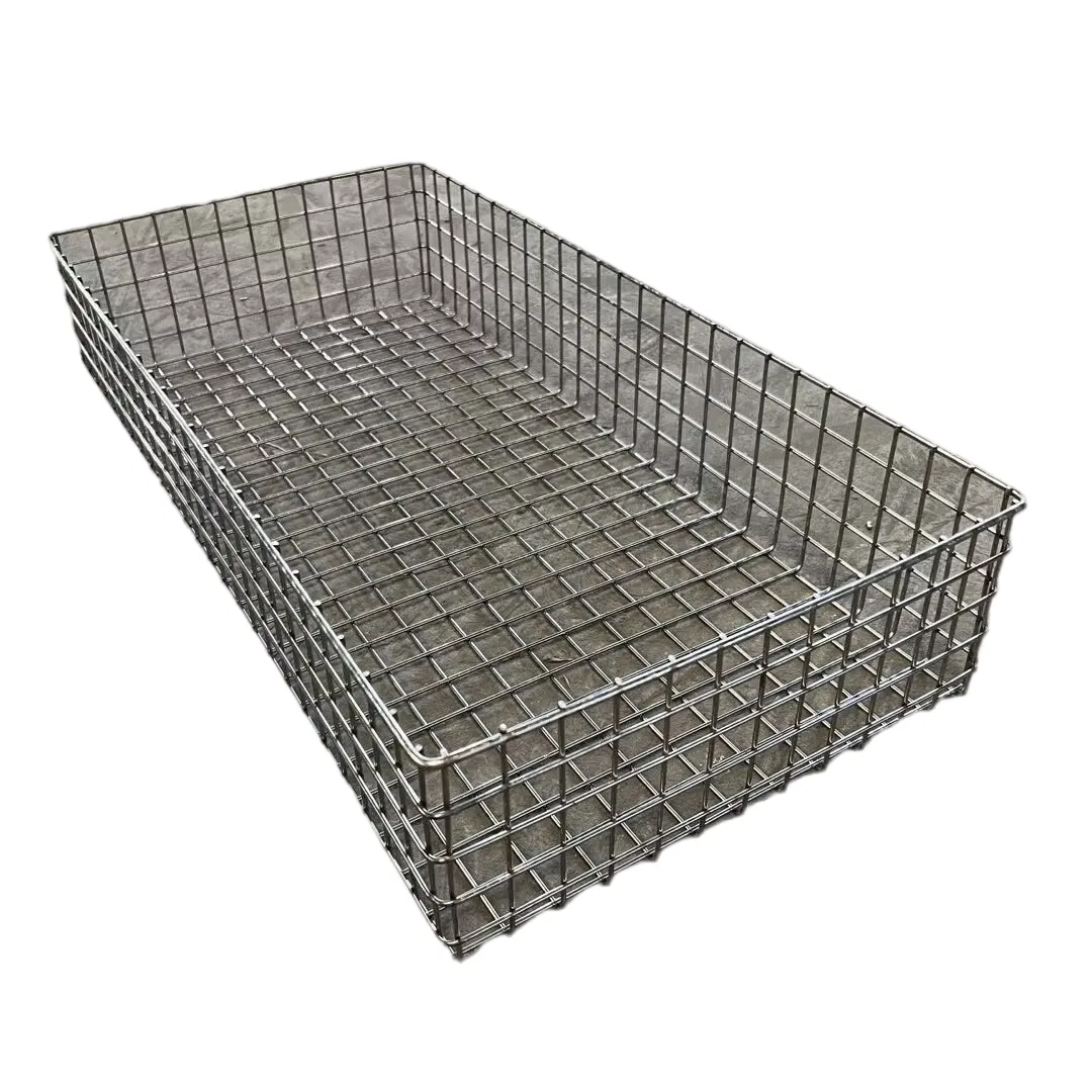 OEM Wholesale Spray/Electroplating Wire 304 Stainless Steel Storage Net Basket