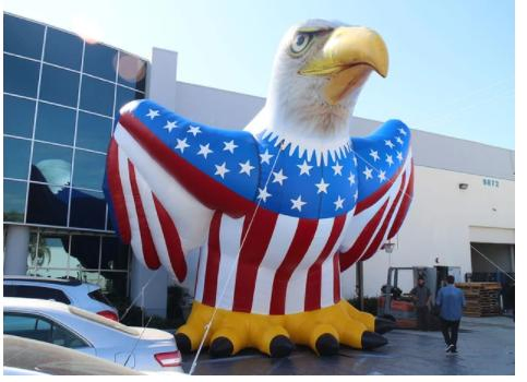 2023 New 25 FT. Giant Inflatable Patriotic American Eagle