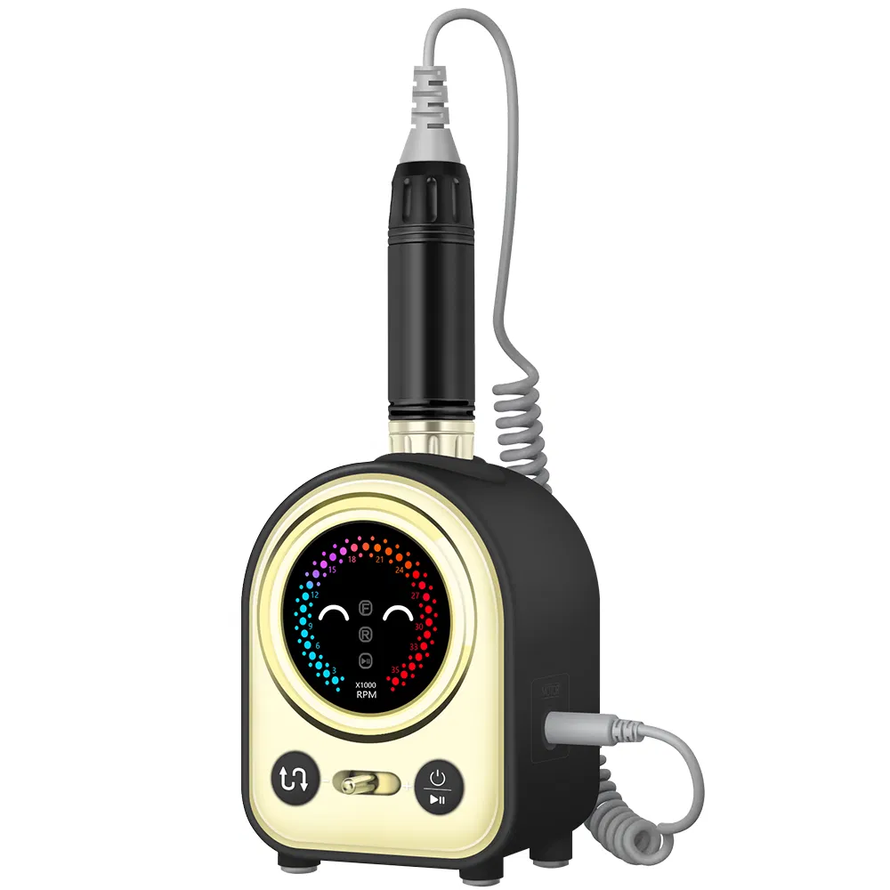 Low Noise Portable Efile Nail Drill 35000rpm Nail Polisher for Nail Art Acrylic Gel with Bits