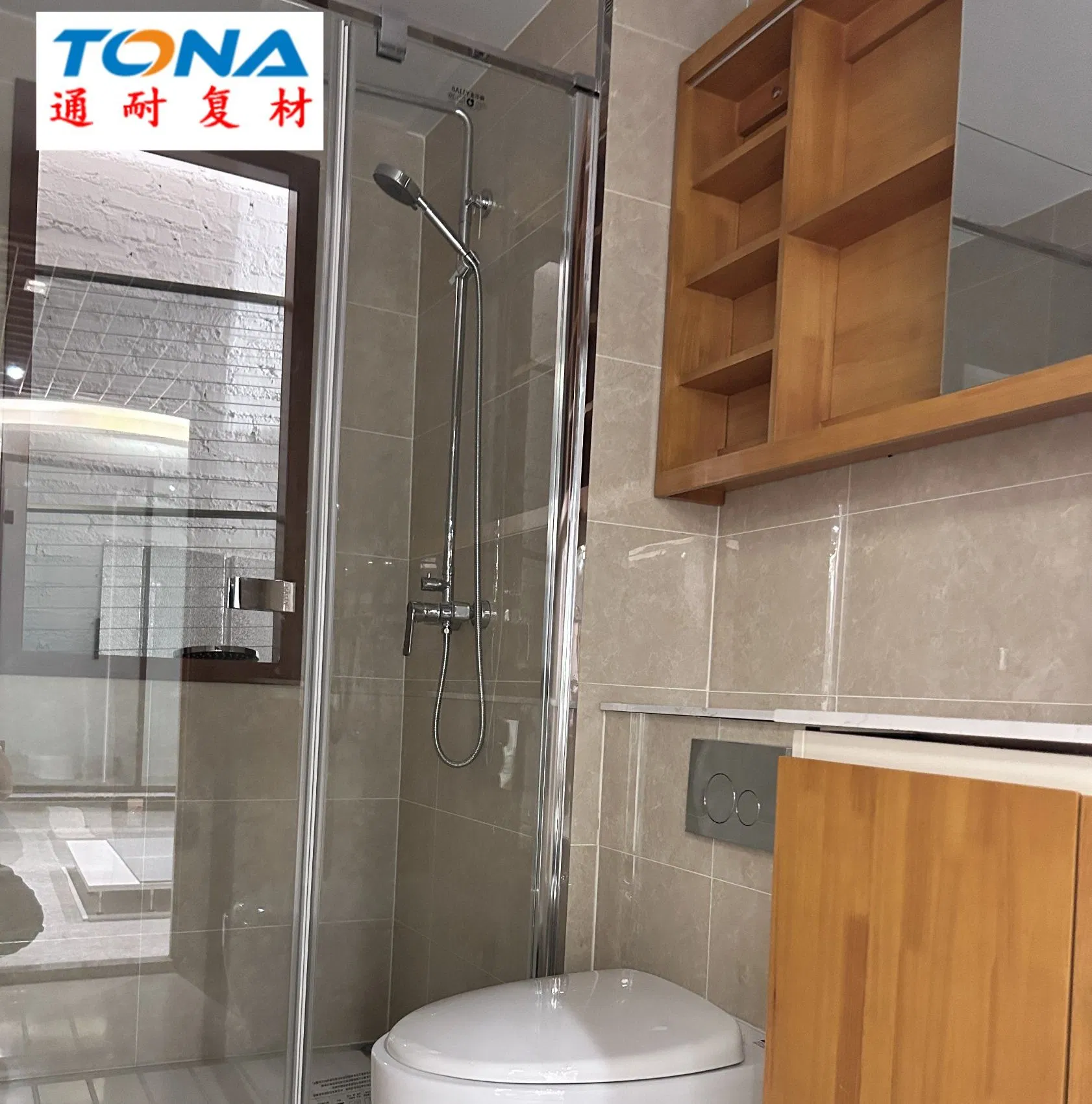 Accessories Prefabricated Furniture Waterproof Surface Quick Assembly Custom Made SMC Bathroom