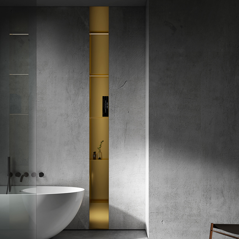 Встраиваемая ниша для душа из нержавеющей стали