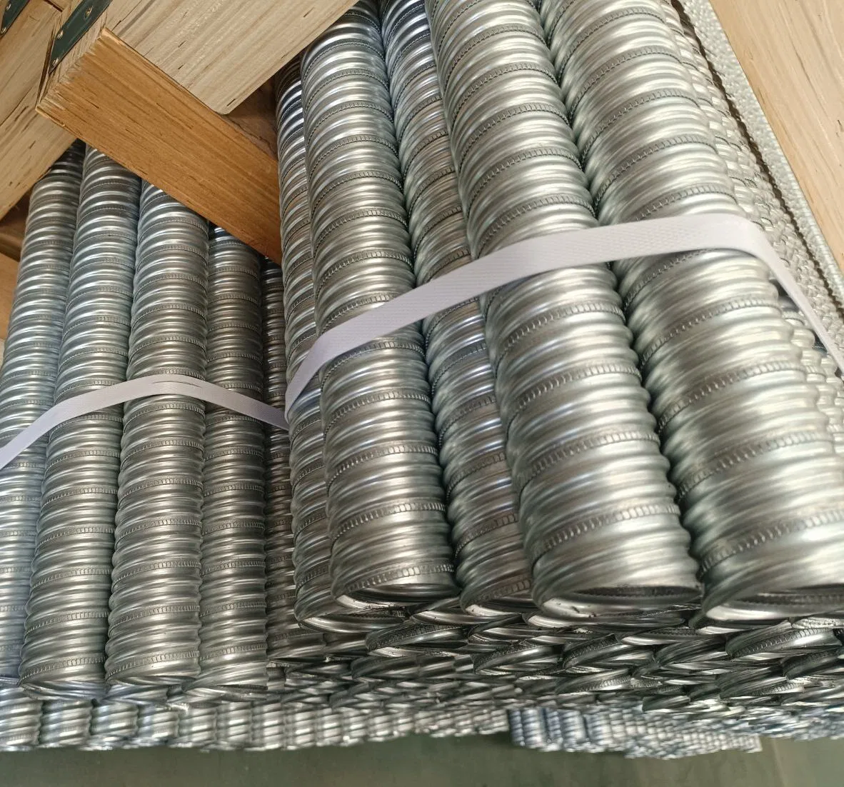 60mm Prestressed Galvanized Corrugated Pipe Steel Sheath Duct for PC Strand