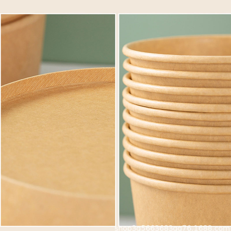 Бумажный стаканчик крафт одноразовый с логотипом