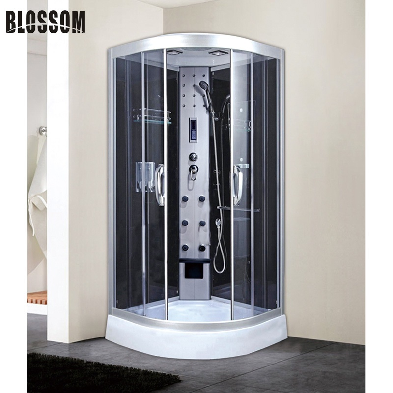 Factory Sanitary Ware Computerized Glass Cabin Massage Steam Bathroom Showers