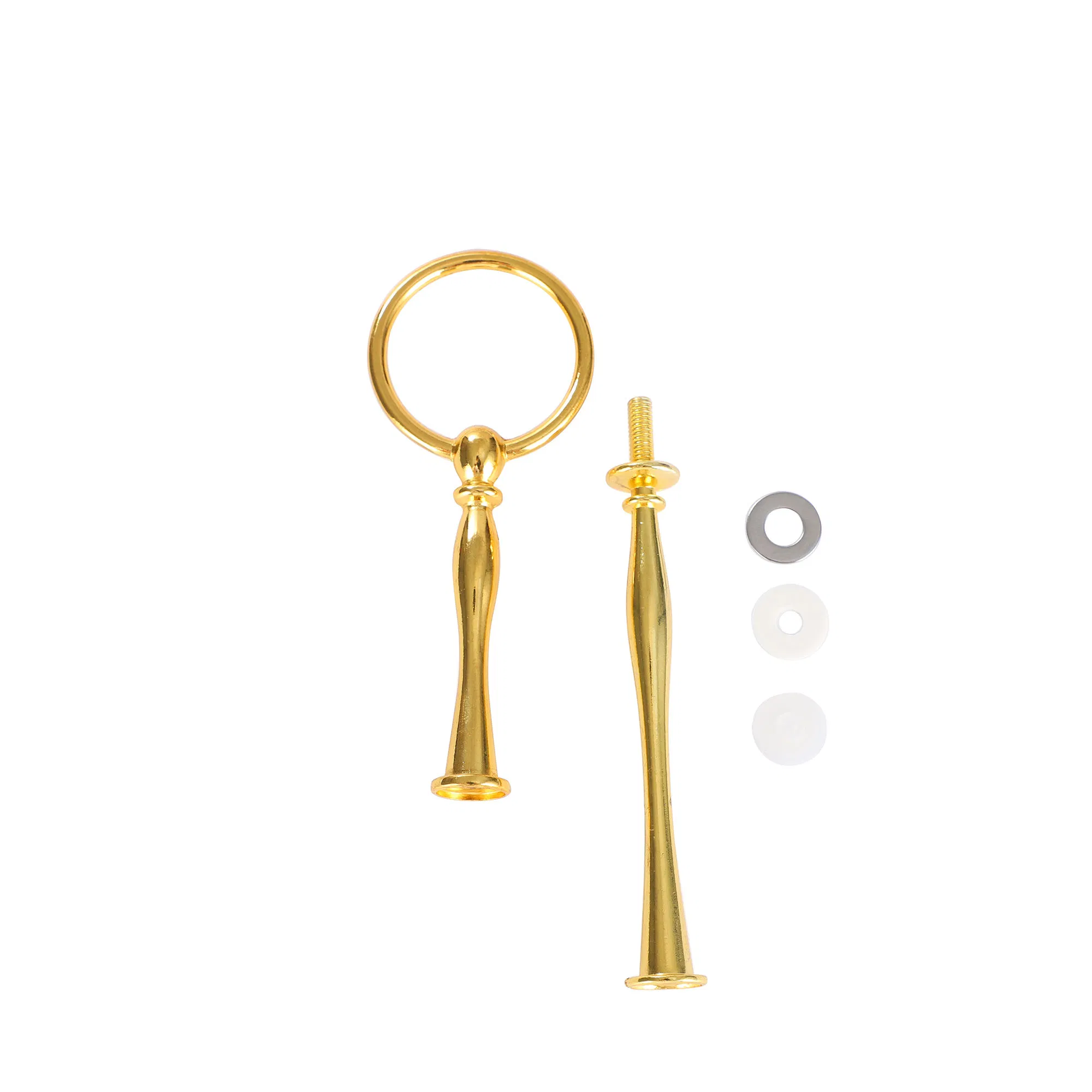 Plastic Fruit Plate - Luxury Tiered Gold/Silver Stand for Weddings