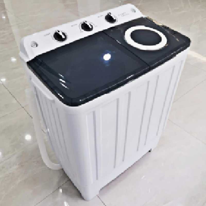 10kg Semi-Automatic Twin-Tub Washing Machine Strong Motor Laundry Equipment