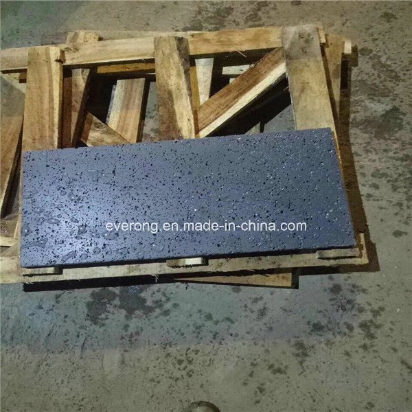 Hainan Grey/ Black Basalt Anti Slip Floor Tiles for Outdoor Paving