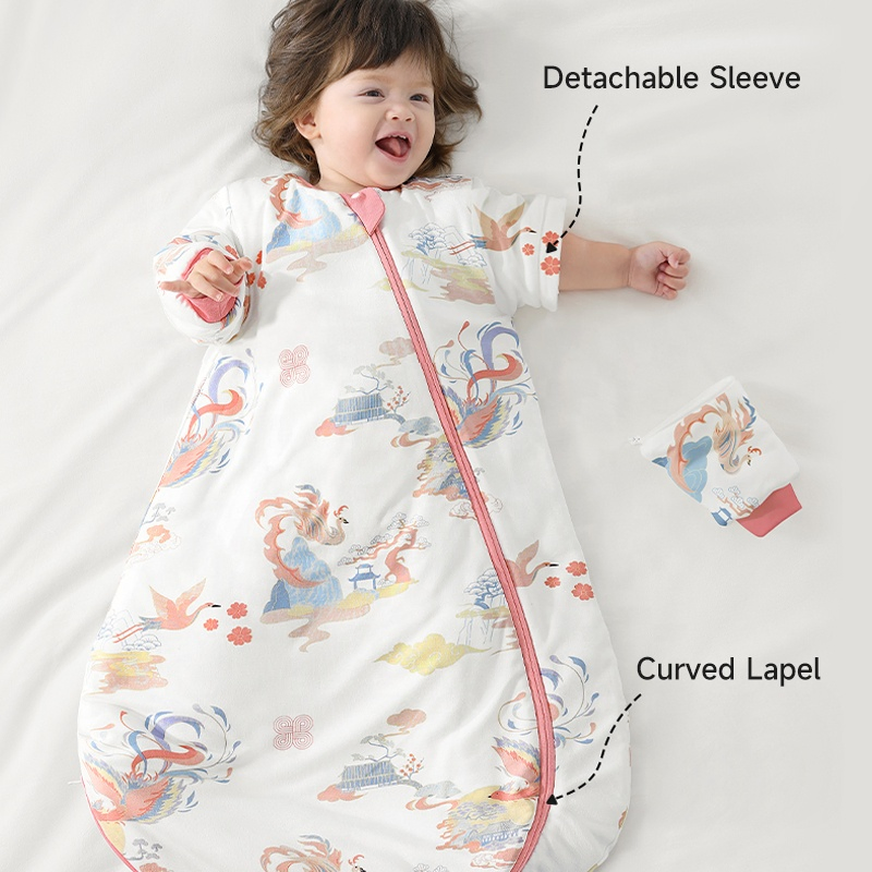 Intelligent Kid's Sleeping Bag Constant Temperature Technology Baby Pure Cotton Sleeping Sack