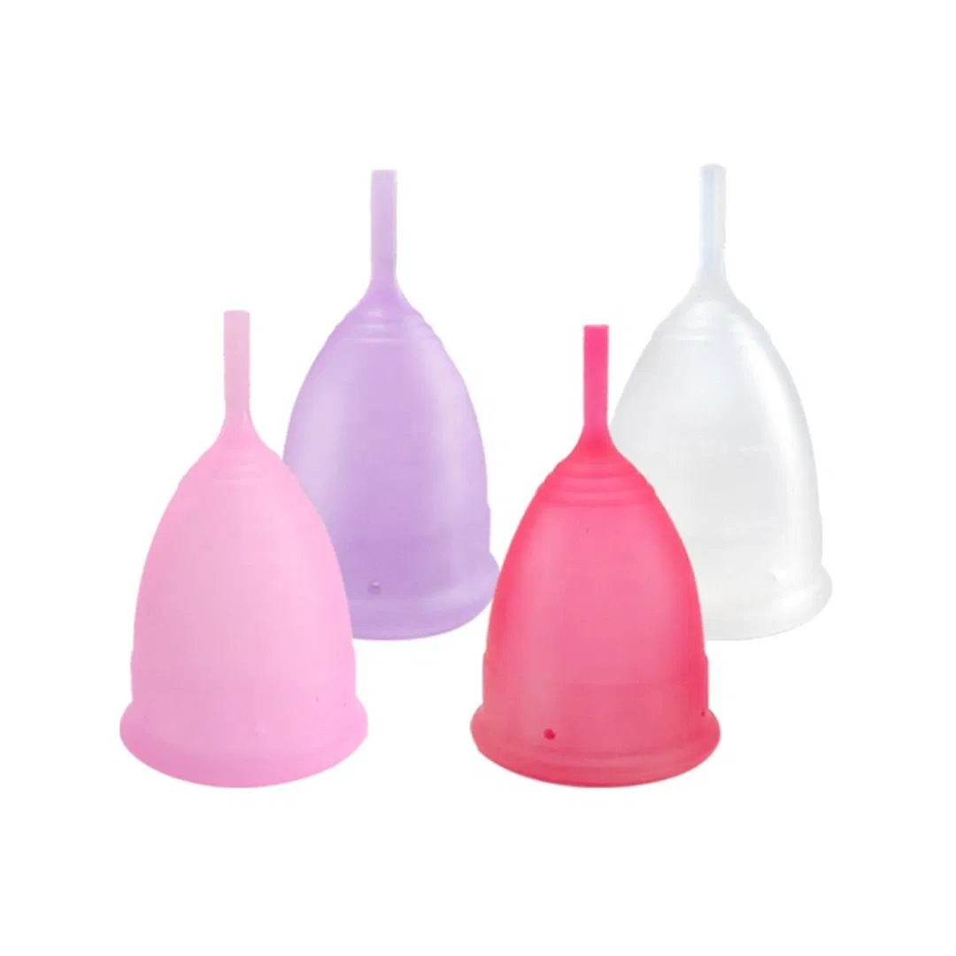 Wholesale Eco-Friendly Customized Hygiene Feminine Menstruation Women Medical Silicone Collapsible Reusable Clean Menstrual Cup