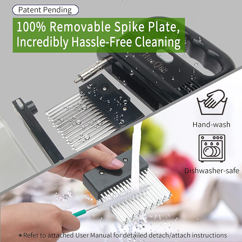 Sharp Needle Blade Manual Meat Tenderizer Stainless Steel Tool for Home Kitchen PP Meat Grinder