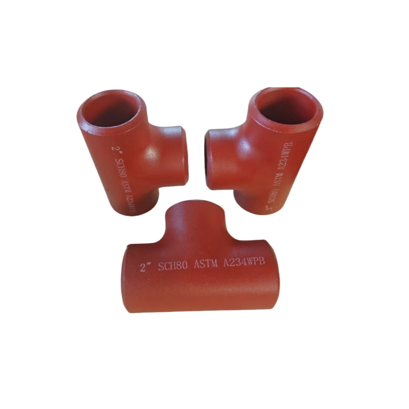 ASTM A234 Wpb/20#/Q235 Tee Pipe Fittings Manufacturer Seamless Butt Welded Equal Tee Stainless Carbon Steel Pipe Fitting Equal Reducing Tee
