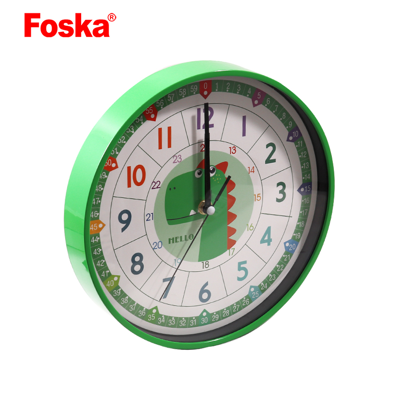 Foska Home Decor 10 Inch Antique Quartz Metal Wall Clock