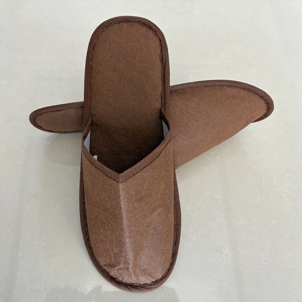 Hot-Transfer Printing Logo Environmentally Friendly Disposable Custom Slipper Hotel