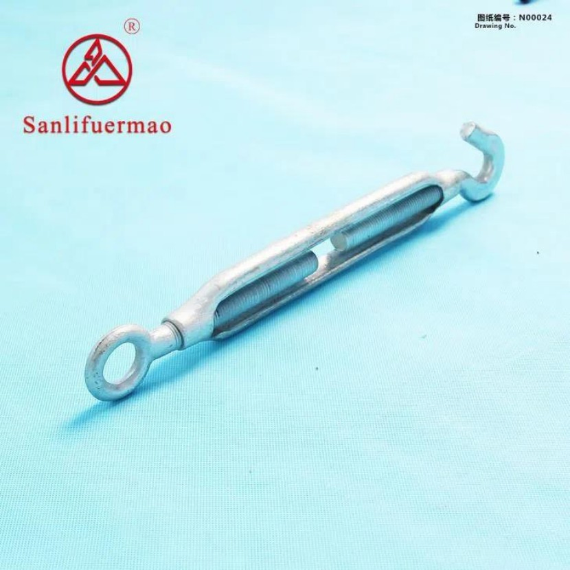 Corrosion-Resistant Drop Forged Galvanized DIN1480 Turnbuckle Power Fittings