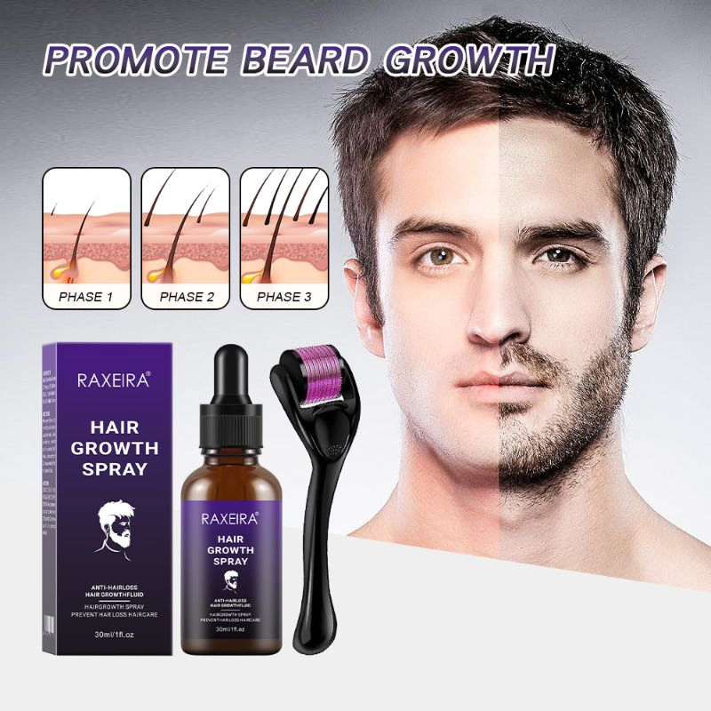 Hot Selling OEM ODM Custom Logo Organic Wholesale Anti-Loss Hair Growth Spray for Men