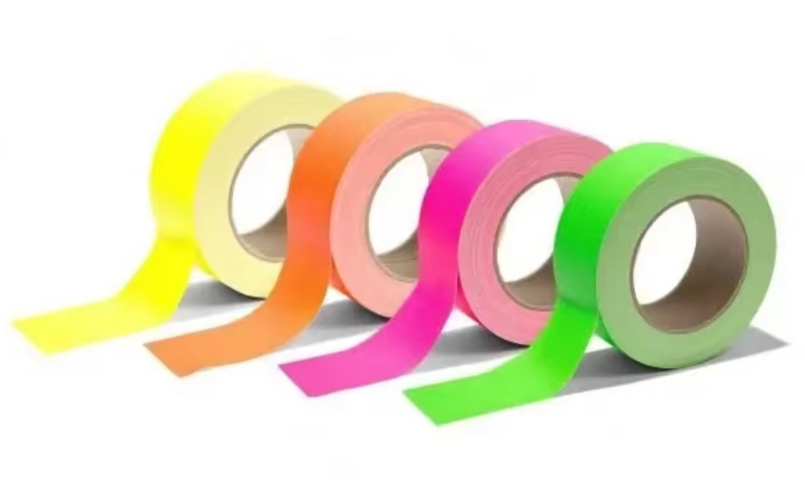 Fluorescent Cloth Duct Tape Waterproof No Resistant UV Neno React Cloth Tape