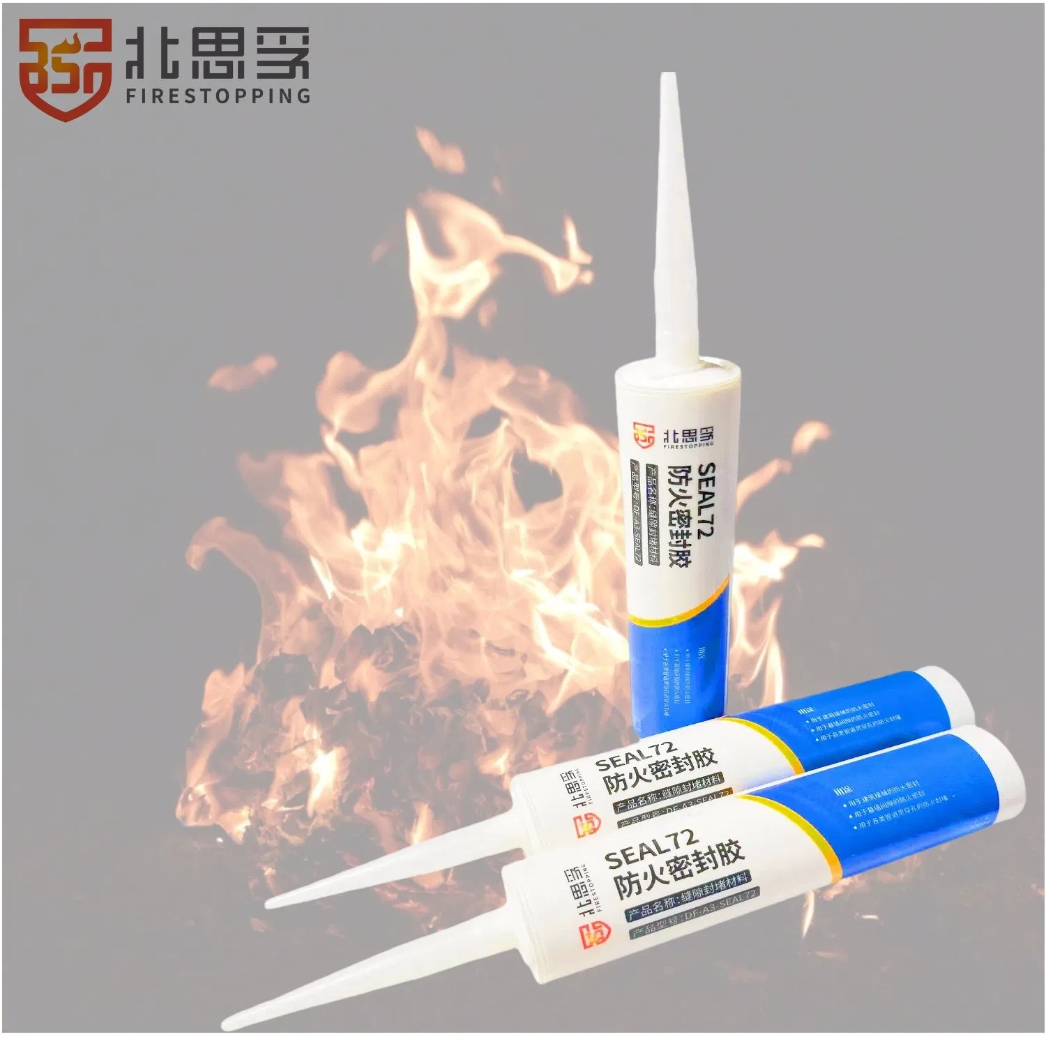 High Adhesive Flexible Fireproof Sealant for Curtain Wall Firestop