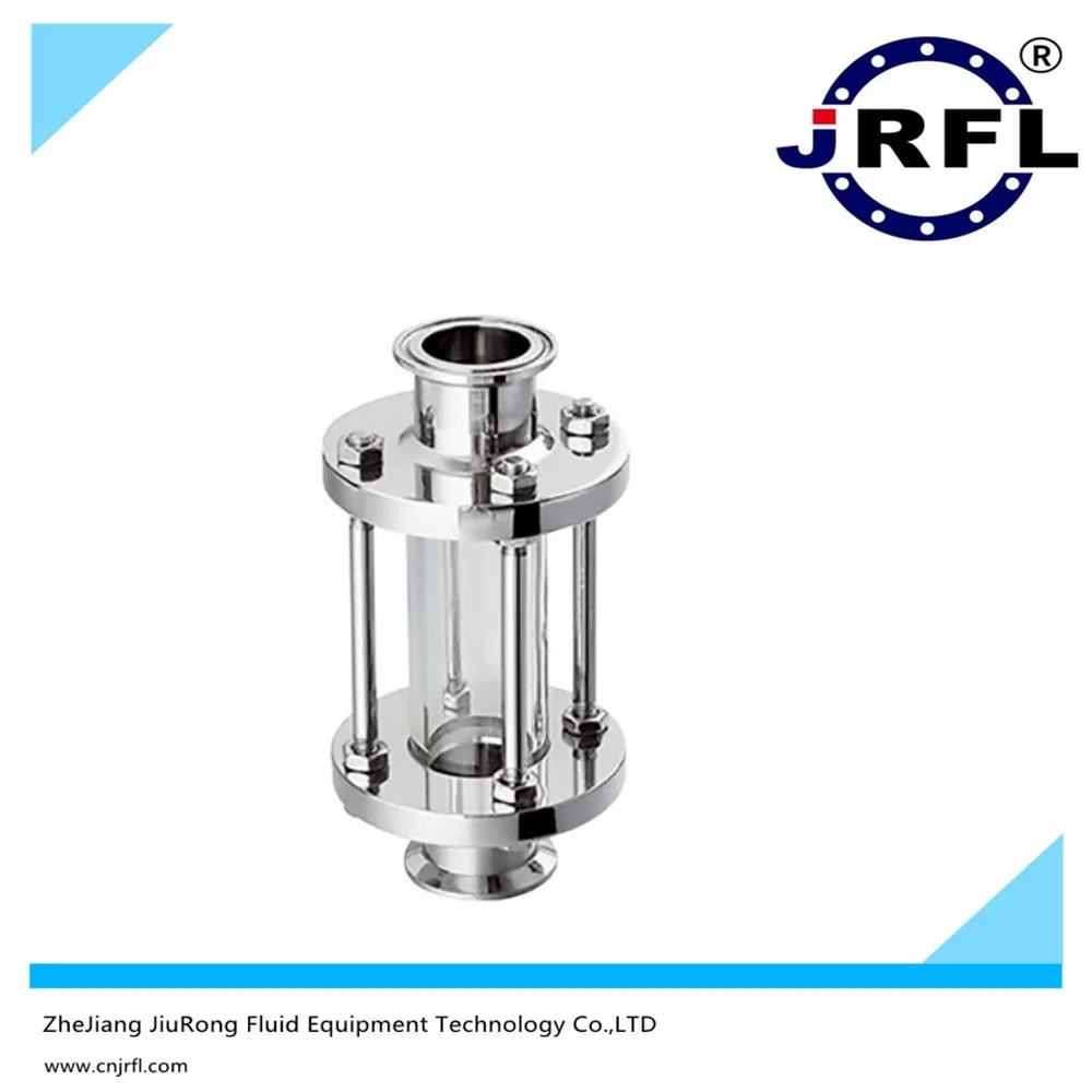 in-Line Single Sight Glass Sanitary Clamp Sight Glass Stainless Steel