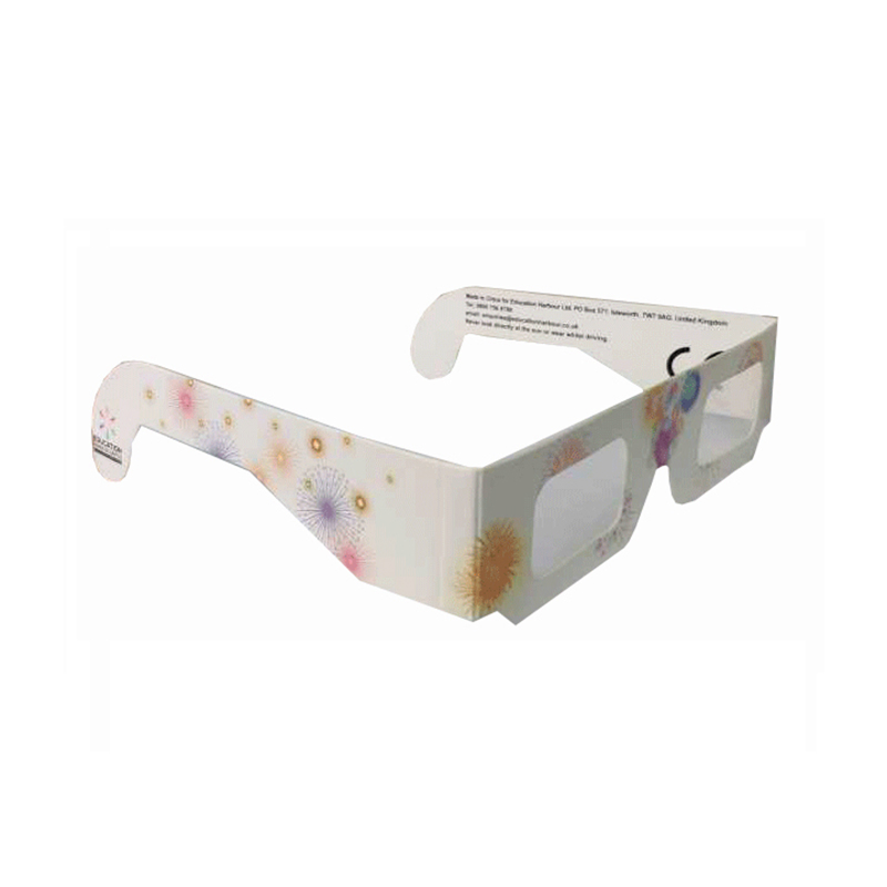 Party Live Concert Paper Fashionable Light Diffraction Glasses Rave Christmas Custom Heart Effect Diffraction Glasses
