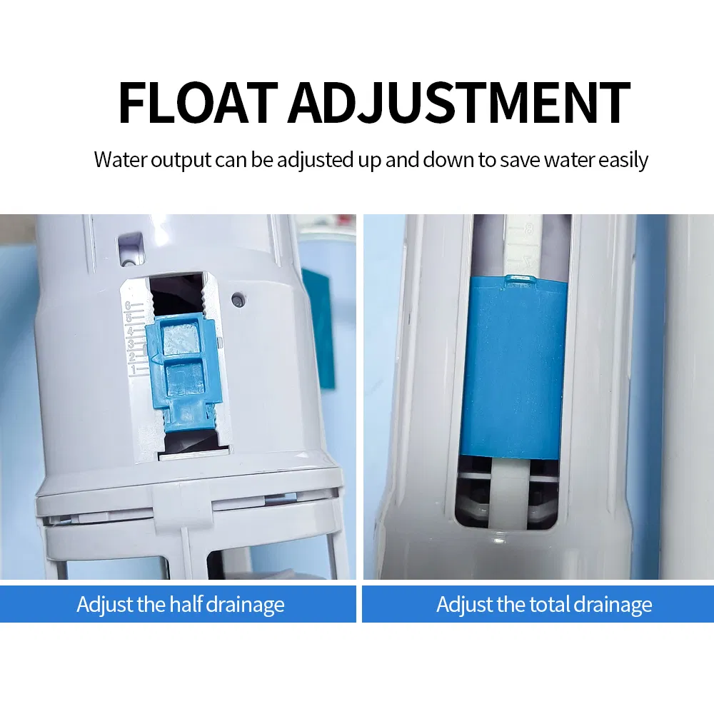 Custom Outlet Tank Accessories Universal Toilet Inlet Valve Flush Valve