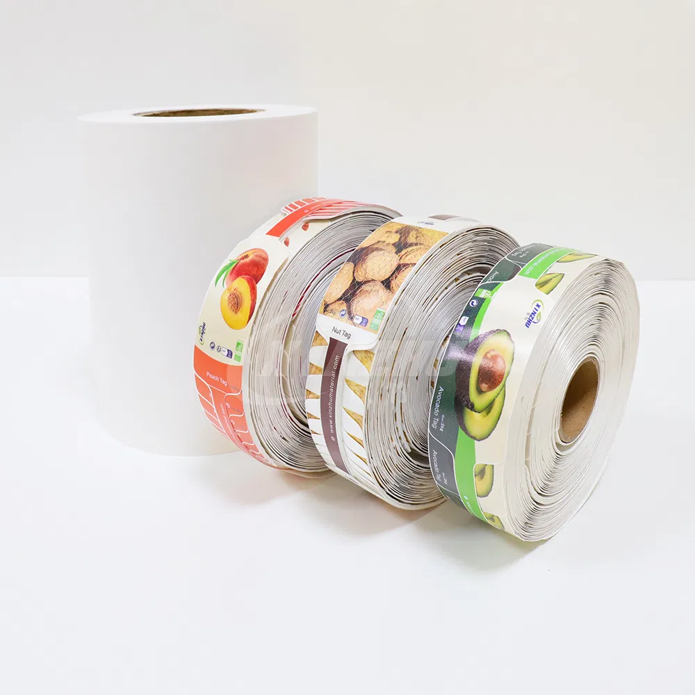Top Waterproof, Oil-Resistant, Corrosion-Resistant Fruit Tags 200 Microns Wholesale Price Large Roll Raw Materials