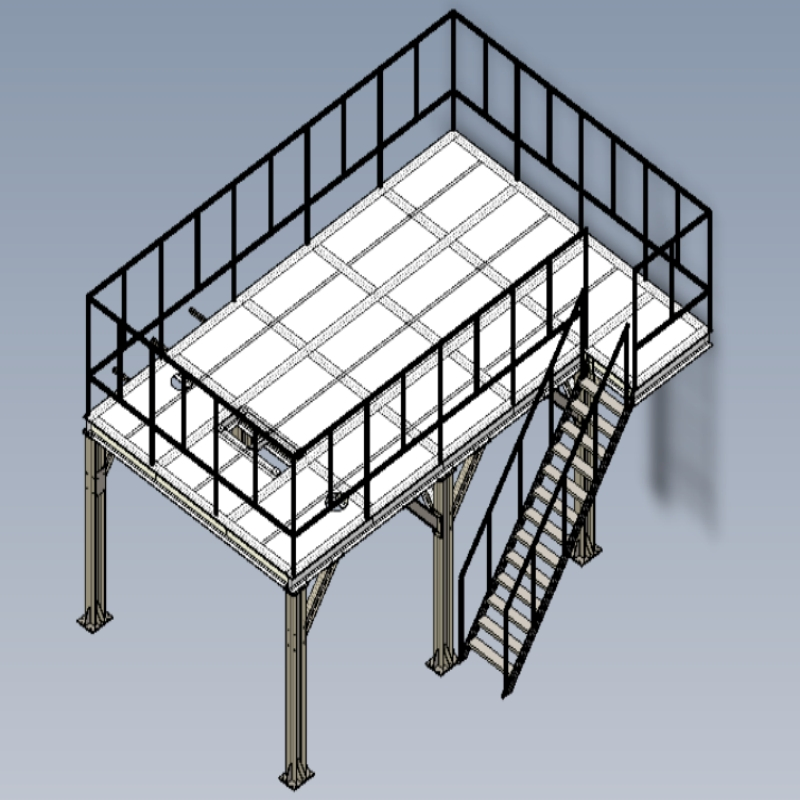That Can Be Customised Manufacturer of Workshop Steel Platforms Steel Structure Fabrication
