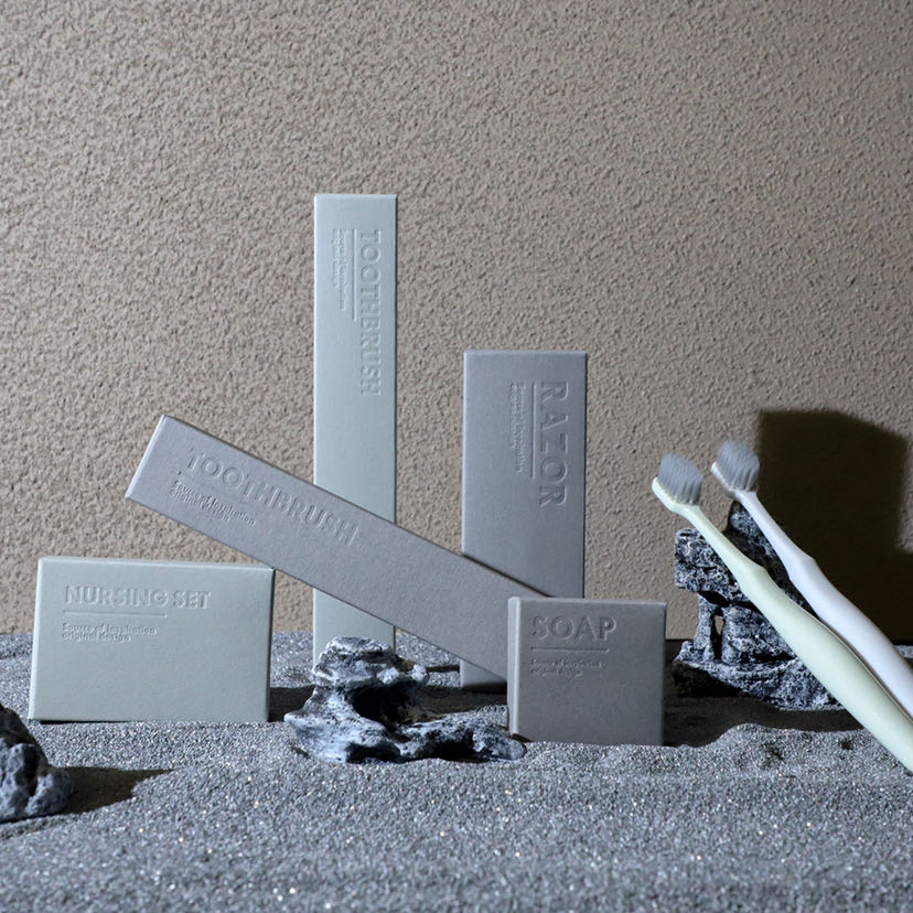 Biodegradable Eco Friendly Disposable Hotel Guest Amenities with Customized Loge