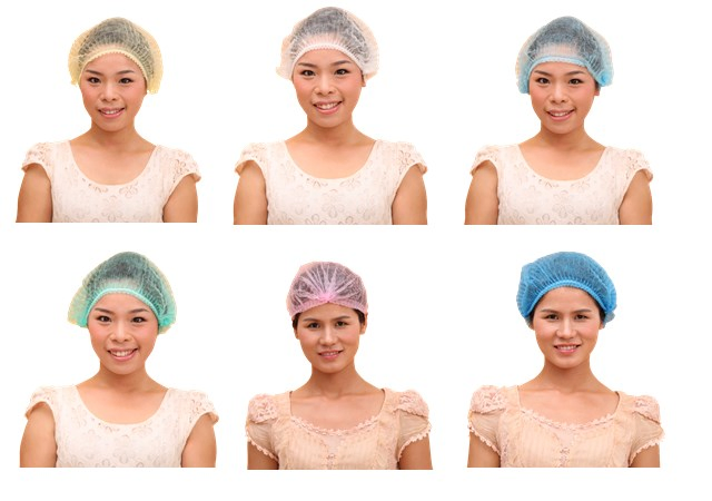 Manufacturer High Quality Disposable PP Non Woven Mob Cap for Food Industry