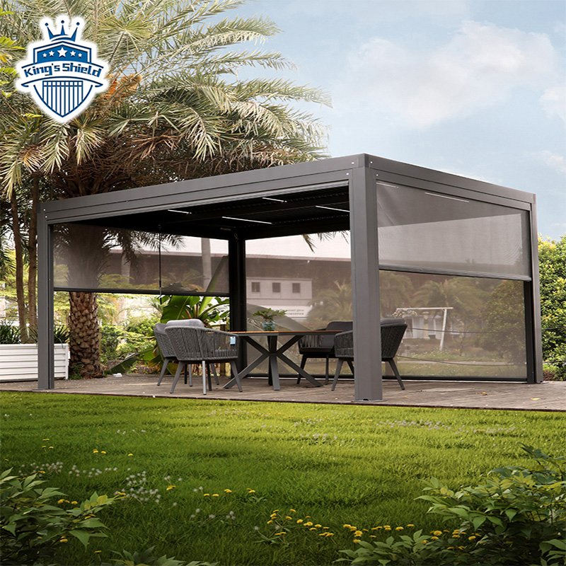 Premium Electric Aluminum Pavilion for Outdoor Events and Gatherings
