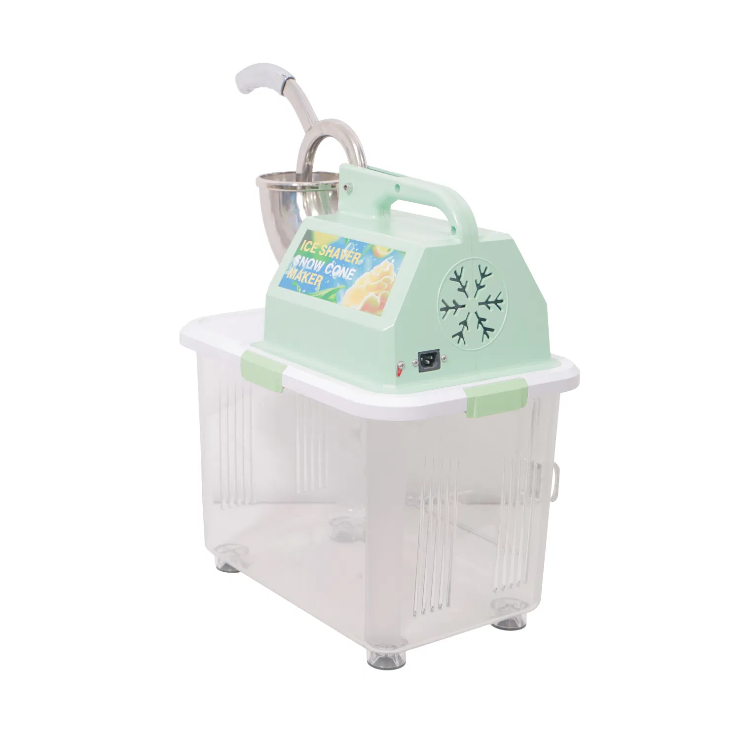 350W Electric Snow Cone Machine Ice Crusher Slush Machine Smoothies