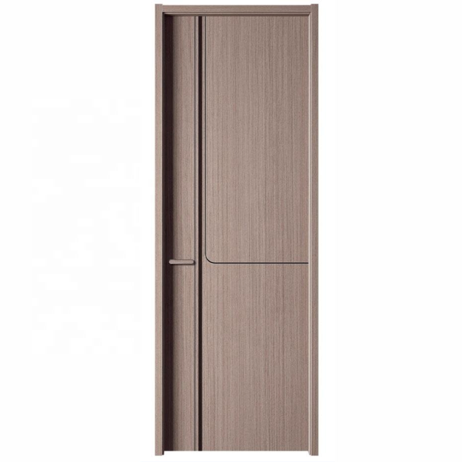 Melamine Door Skin Modern Desiqn Mdfpanel Splicing Hot Press Finished Office Interior Decoration Door Skin