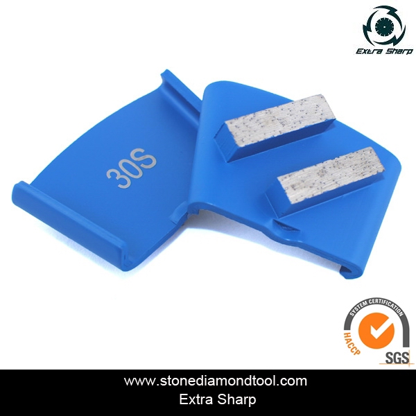 Double Segments Concrete Grinding Metal Bond Shoe