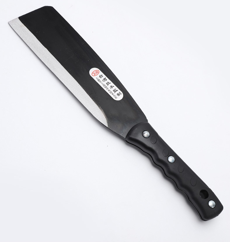 Custom Outdoor Wood Cleaver Flat Head Steel Firewood Knife Tree Cutting Grass Knife for Agriculture Machete Cleaver