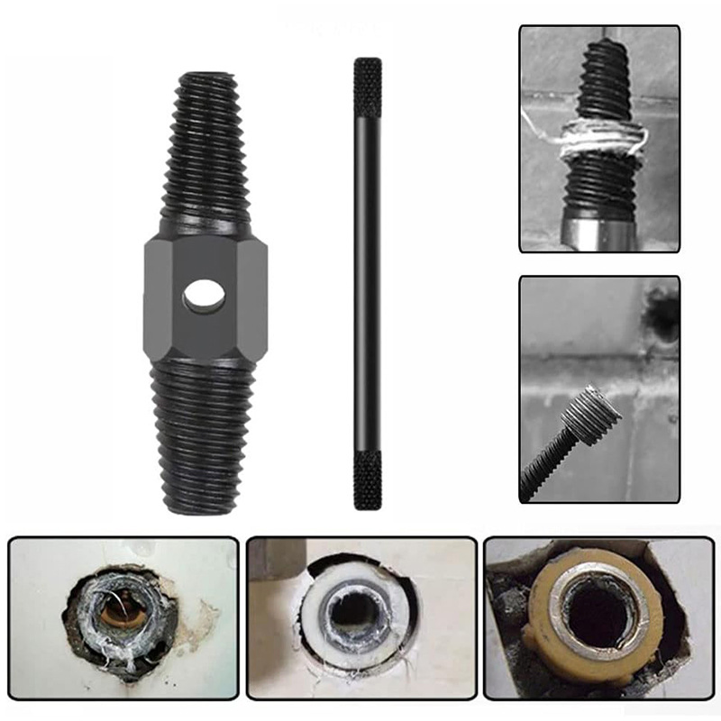 Faucet Broken Wire Remover Water Pipe Double Head Repair Screw
